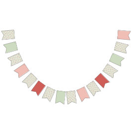 Strawberry Gingham First Birthday Wimpelkette