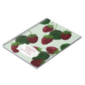 Strawberry Gingham Notizblock (Linke Seite)