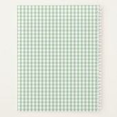 Strawberry Gingham Planner Planer (Rückseite)