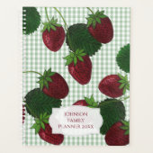 Strawberry Gingham Planner Planer (Vorderseite)