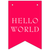 Strawberry Girl 1. Geburtstag Meilensteine Fotos Wimpelkette (Zweite Fahne)