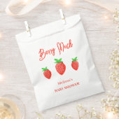 Strawberry Girl Baby Dusche Rot Geschenktütchen (Ausgeschnitten)