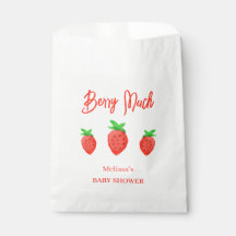 Strawberry Girl Baby Dusche Rot