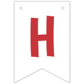 Strawberry Girl Birthday Happy Birthday Wimpelkette (Zweite Fahne)