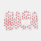 Strawberry Girl First Birthday Party Danke Geschenkschachtel (Ungefaltet)