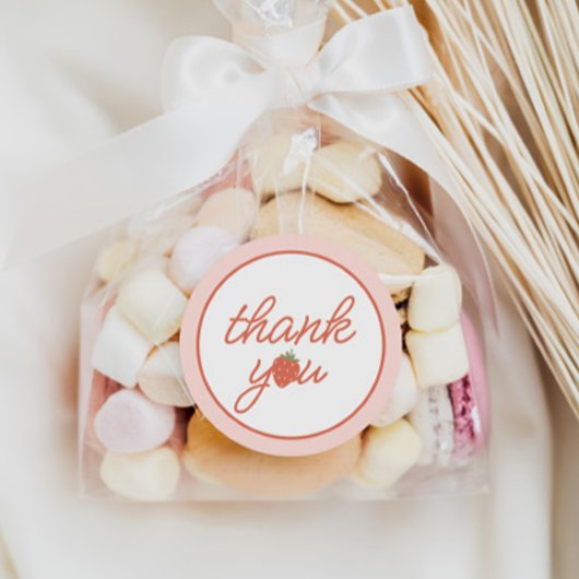 Strawberry Girls 1. Geburtstag Gefallen Runder Aufkleber