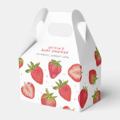 Strawberry Girls Babydusche Geschenkschachtel (Vorderseite)
