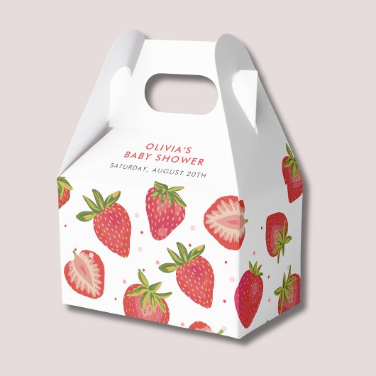 Strawberry Girls Babydusche Geschenkschachtel