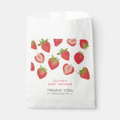 Strawberry Girls Babydusche Geschenktütchen (Vorderseite)