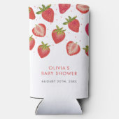Strawberry Girls Babydusche Selters Dosenkühler (Rückseite)