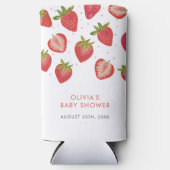 Strawberry Girls Babydusche Selters Dosenkühler (Vorderseite)