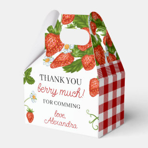 Strawberry Girls Berry Erste Geburtstagsparty Geschenkschachtel