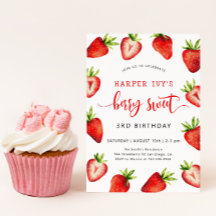 Strawberry Girl's Birthday Party | Berry Sweet