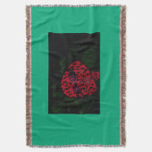 Strawberry Glamour Decke (Vorderseite Vertikal)