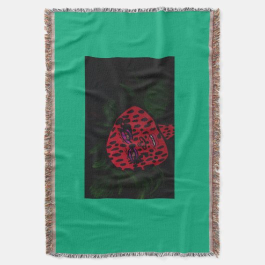 Strawberry Glamour  Decke (Vorderseite Vertikal)