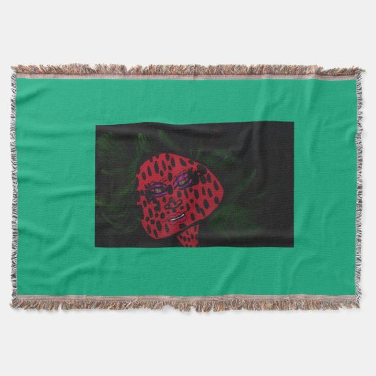 Strawberry Glamour Decke (Vorderseite)