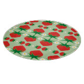 Strawberry Glass Cutting Board Schneidebrett (Ecke)