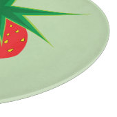 Strawberry Glass Cutting Board Schneidebrett (Ecke)