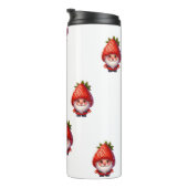 Strawberry Gnome Charm Thermosbecher (Nach rechts gedreht)