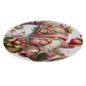 Strawberry Gnome Glass Cutting Board Schneidebrett (Ecke)