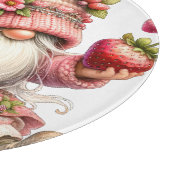 Strawberry Gnome Glass Cutting Board Schneidebrett (Ecke)