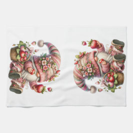Strawberry Gnome Kitchen Handtücher