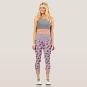 Strawberry Gray Capri Leggings (Vorderseite)