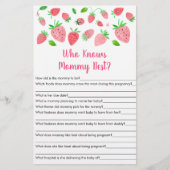 Strawberry Greenery, die Mommy Best Game kennen (Vorderseite)