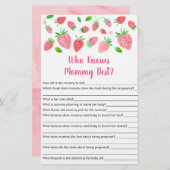 Strawberry Greenery, die Mommy Best Game kennen (Vorne/Hinten)