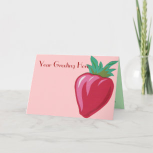 Strawberry Greeting Card Karte