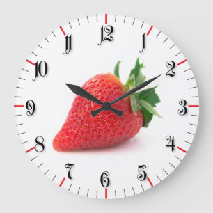 Strawberry Große Wanduhr