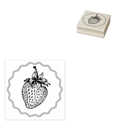 Strawberry Gummistempel (Stempel)