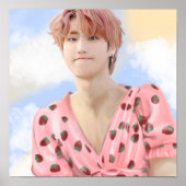 Strawberry han jisung poster (Vorne)
