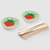 Strawberry Hand Fans Fächer (Non-assembled)