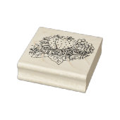 Strawberry Hand Lettering Typografie Gummistempel (Stempel)