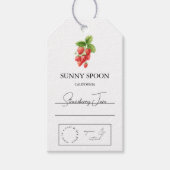 Strawberry Hang Tag Geschenkanhänger (Vorderseite)