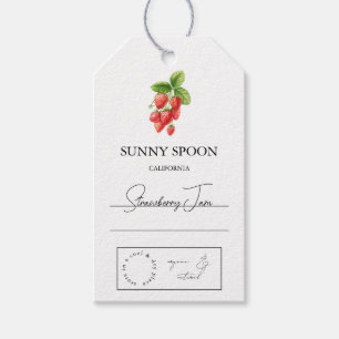 Strawberry Hang Tag Geschenkanhänger