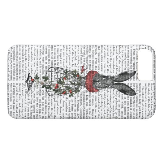 Strawberry Hare Case-Mate iPhone Hülle (Rückseite (Horizontal))