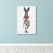 Strawberry Hare Leinwanddruck (Insitu (Holzboden))