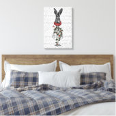 Strawberry Hare Leinwanddruck (Insitu (Schlafzimmer))