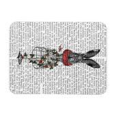 Strawberry Hare Magnet (Horizontal)
