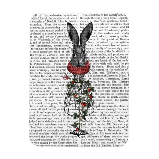 Strawberry Hare Magnet (Vertikal)
