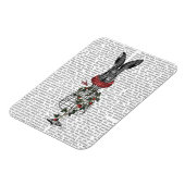 Strawberry Hare Magnet (Linke Seite)