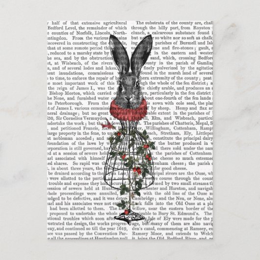 Strawberry Hare Postkarte (Vorderseite)