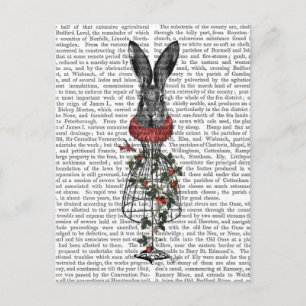 Strawberry Hare Postkarte