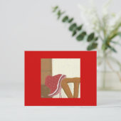 Strawberry Hat Painting Postkarte (Stehend Vorderseite)