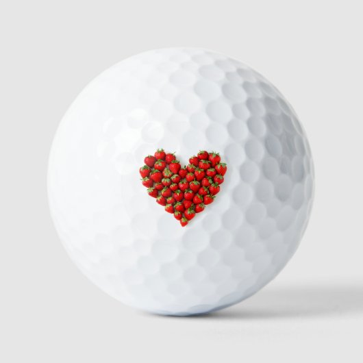Strawberry Heart Golfball (Vorderseite)
