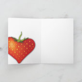 Strawberry Heart Karte (Innenseite)