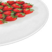 Strawberry Heart Schneidebrett (Ecke)