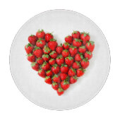 Strawberry Heart Schneidebrett (Vorderseite)
